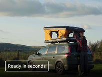 TentBox Classic opening with "ready in seconds" text overlay. [autoplay]